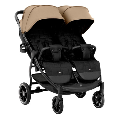 Коляска прогулочная для двойни Sweet Baby Donna Beige 01